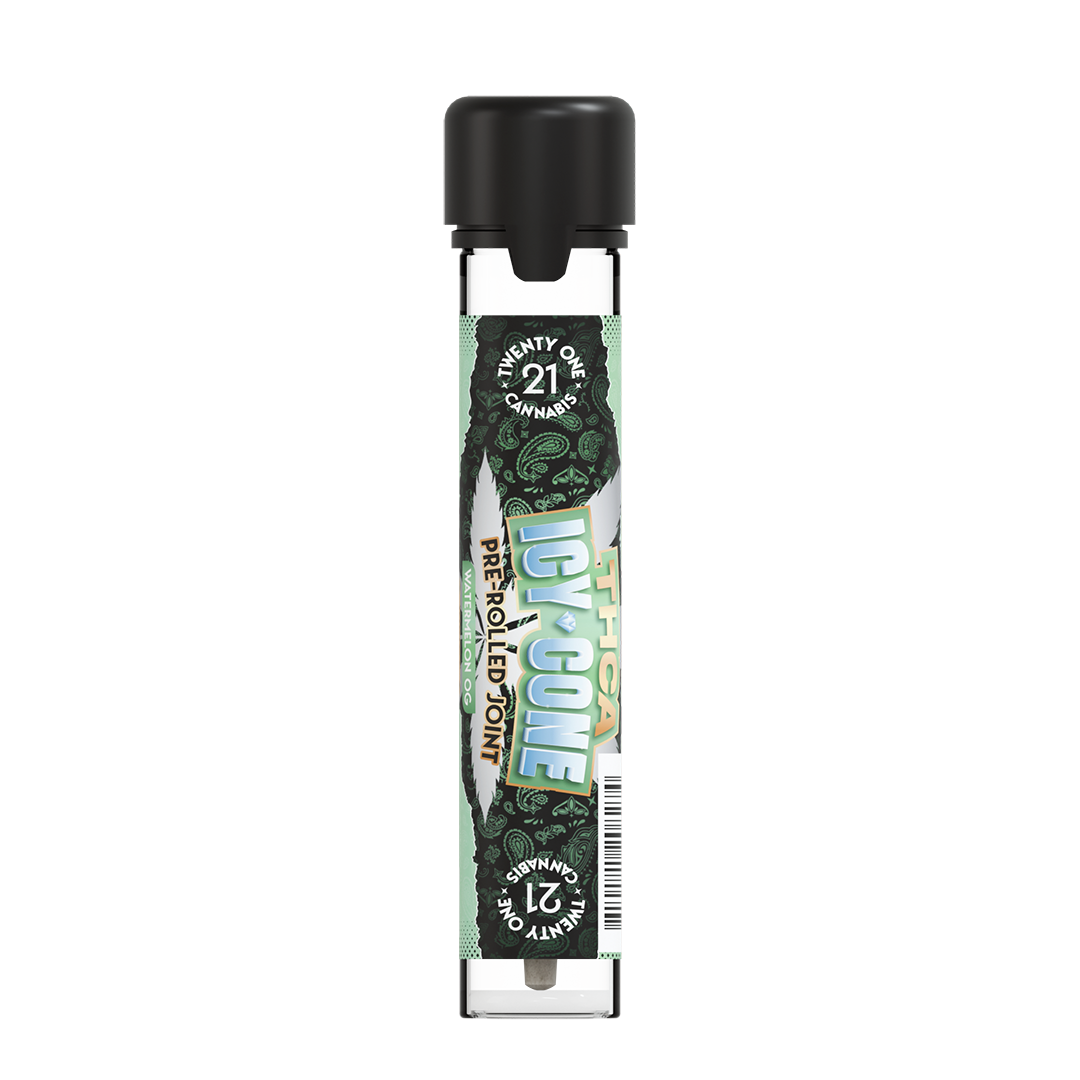 Twenty One THC-A Icy Cones Pre Roll 2g (12/pack) [DROPSHIP]