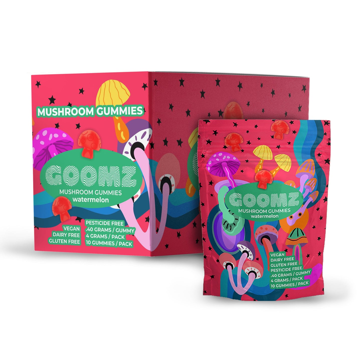 Goomz Mushroom Gummies 4000mg (10/Pack) [DROPSHIP]