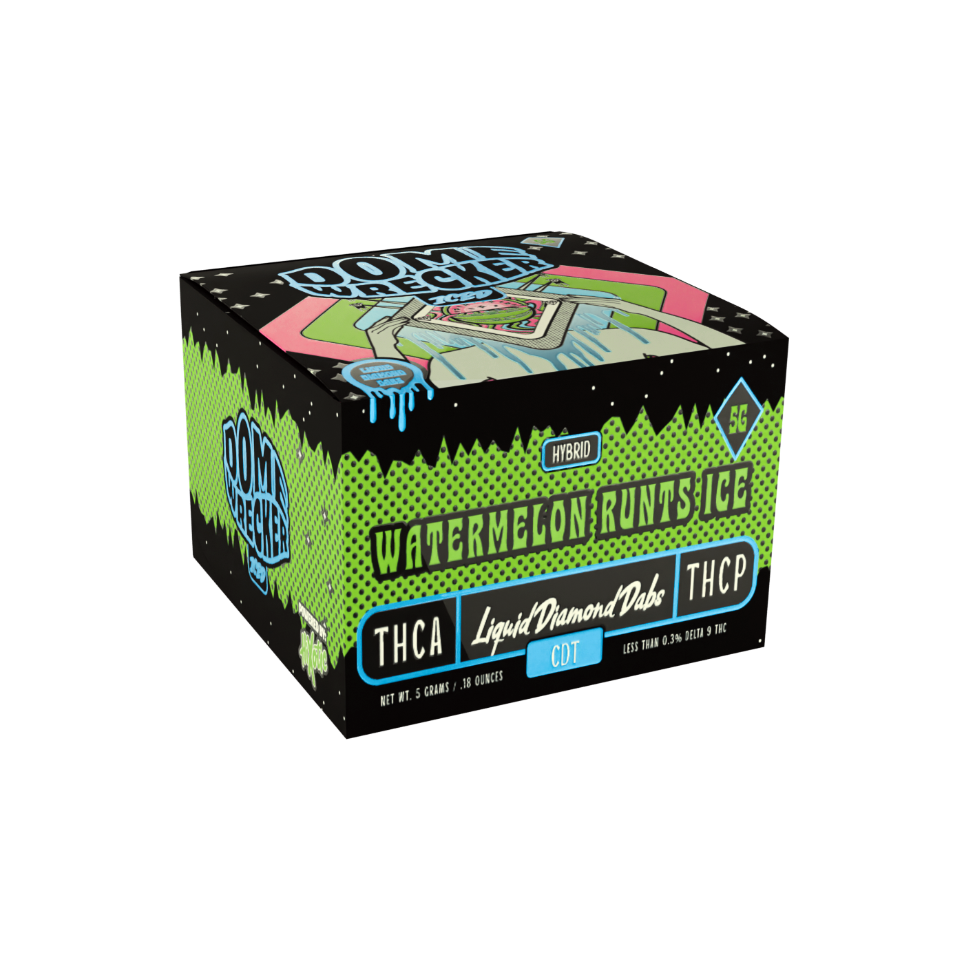 Domewrecker THC-A Liquid Diamond Dabs 5g (8/Pack) [DROPSHIP]