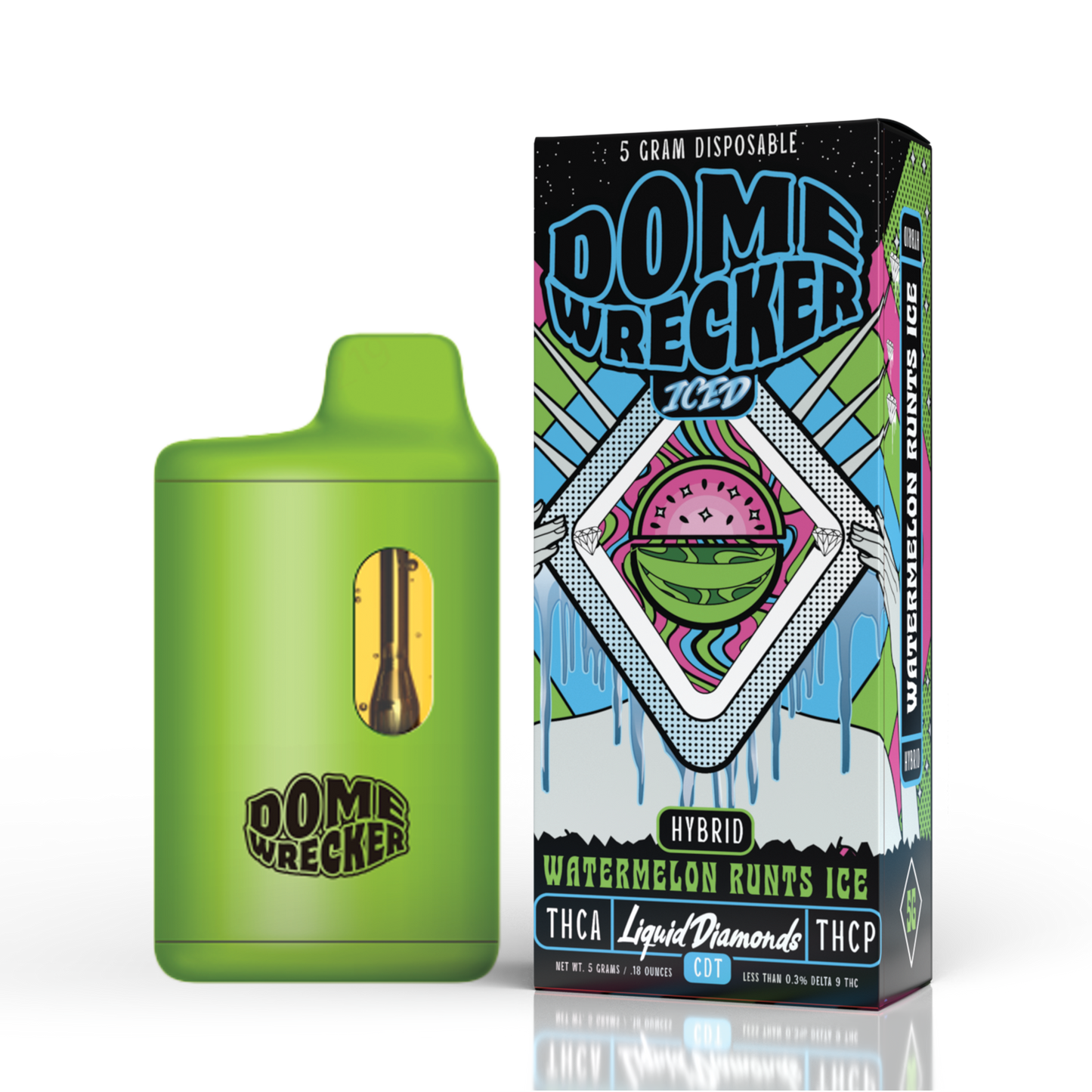 Domewrecker THC-A Liquid Diamonds Disposable 5g (5/pack) [DROPSHIP]