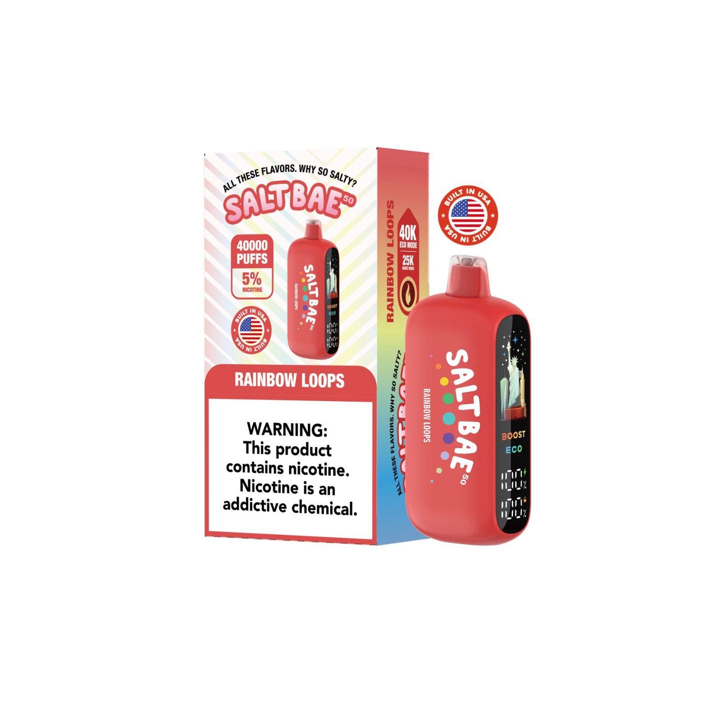 SaltBae 40K Disposable 18mL (5/pack)