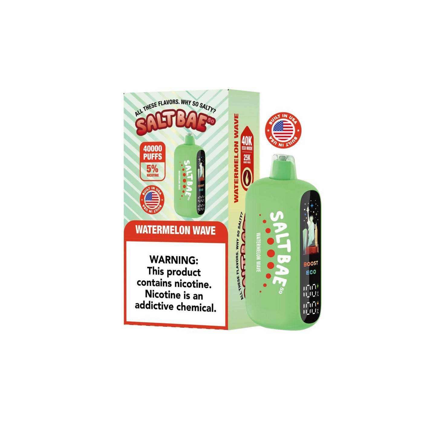 SaltBae 40K Disposable 18mL (5/pack)