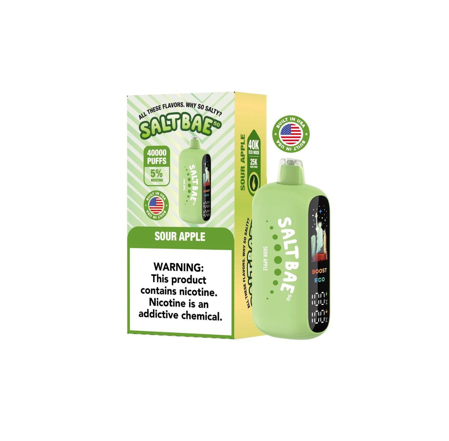 SaltBae 40K Disposable 18mL (5/pack)