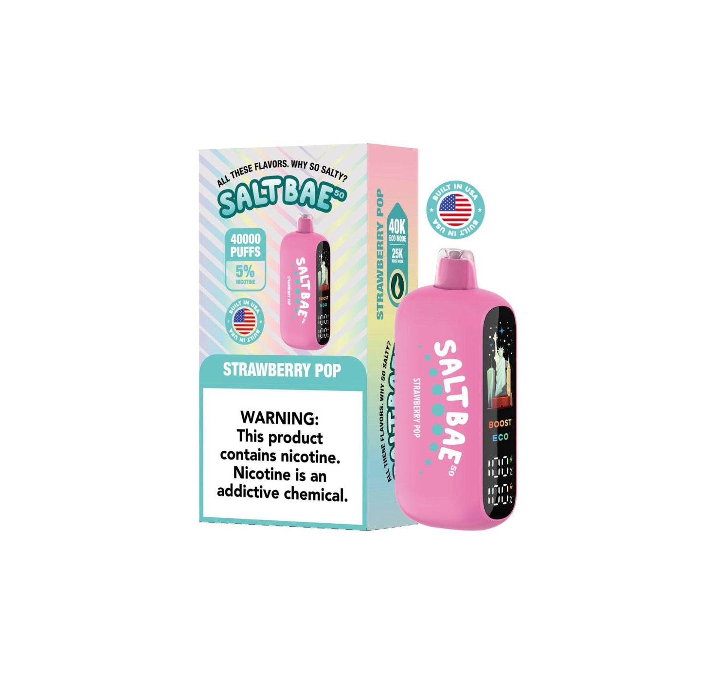 SaltBae 40K Disposable 18mL (5/pack)