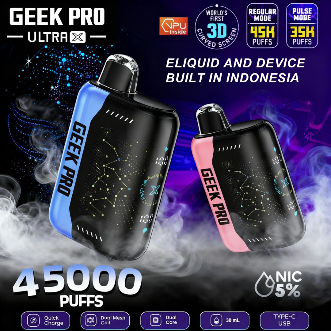 Geek Pro Ultra X 45K Disposable 30mL (5/pack) [TX Compliant]
