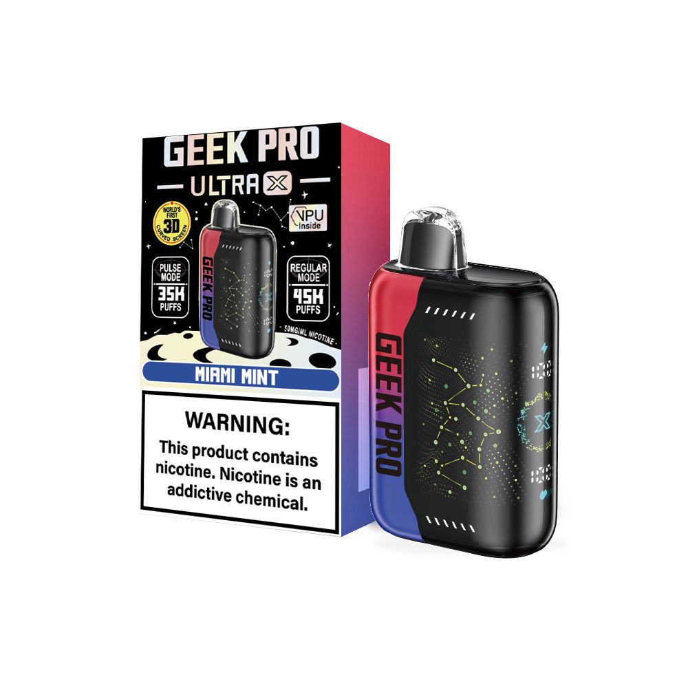 Geek Pro Ultra X 45K Disposable 30mL (5/pack) [TX Compliant]