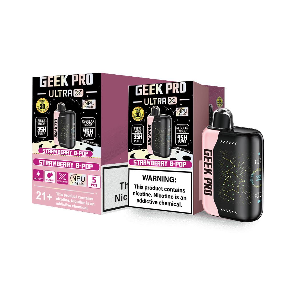 Geek Pro Ultra X 45K Disposable 30mL (5/pack) [TX Compliant]