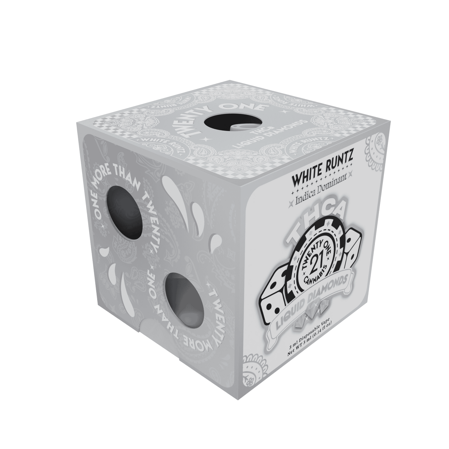 Twenty One THC-A Disposable 3g (6/Pack) [DROPSHIP]