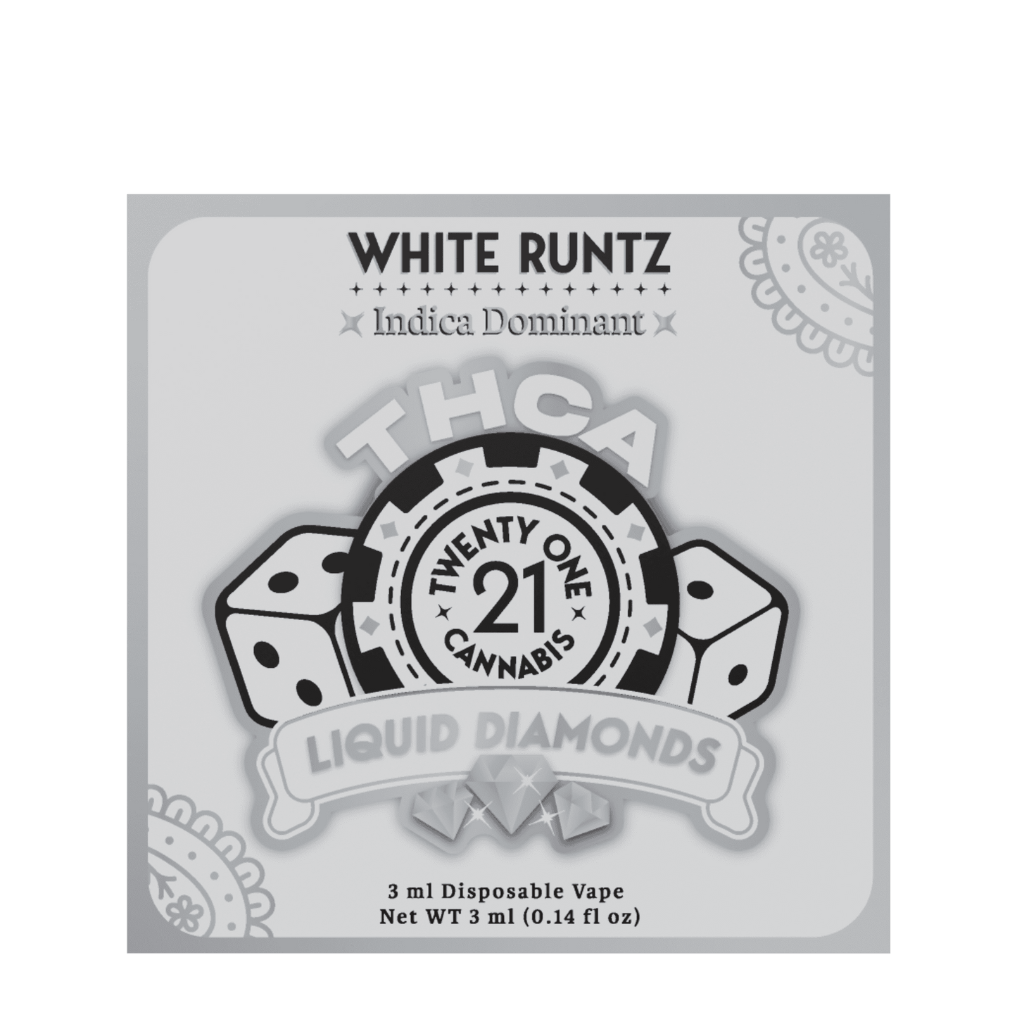 Twenty One THC-A Disposable 3g (6/Pack) [DROPSHIP]