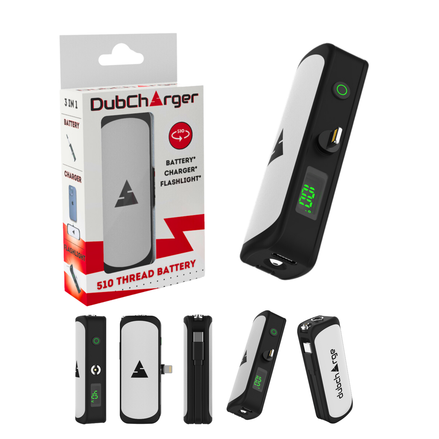 DubCharge Dubcharger Charge Flashlight Battery (SINGLE) [DROPSHIP]