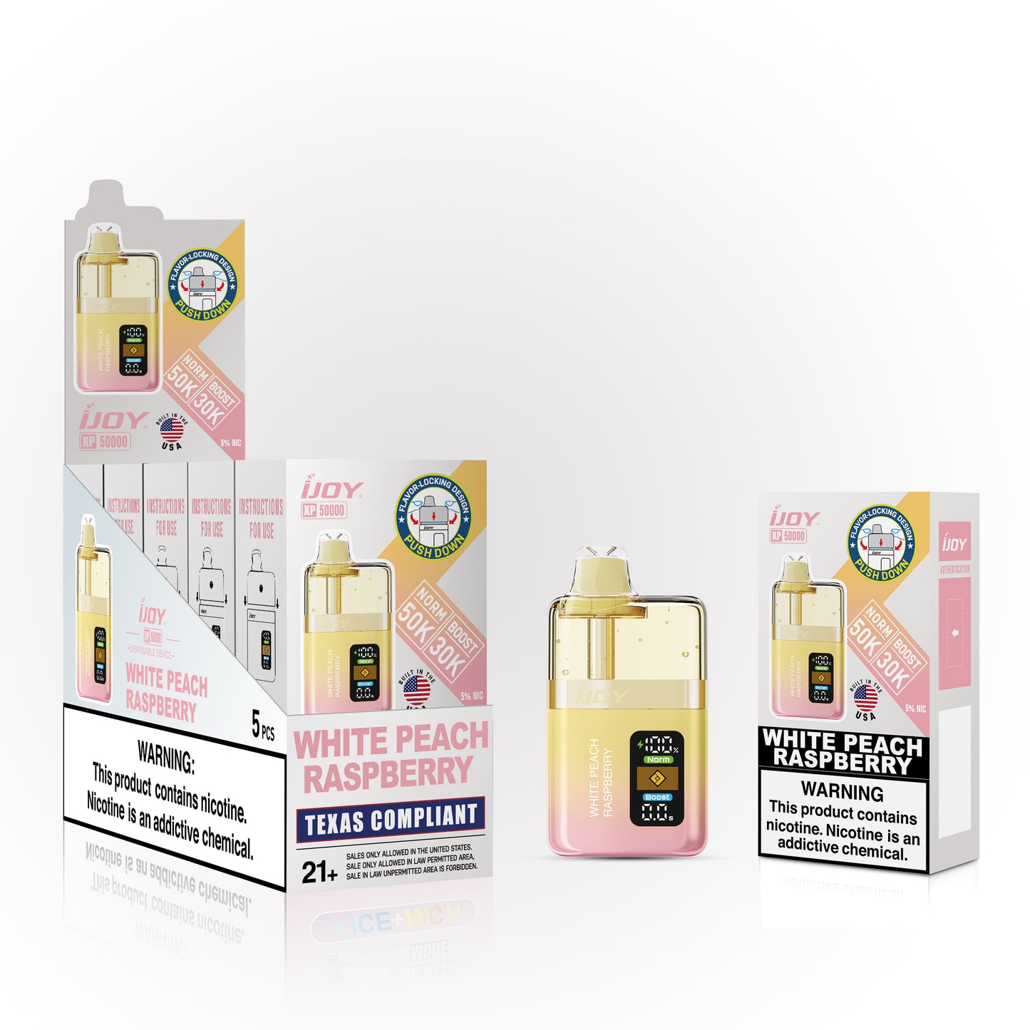 iJoy XP50K Disposable 20mL (5/pack) [Built in USA]