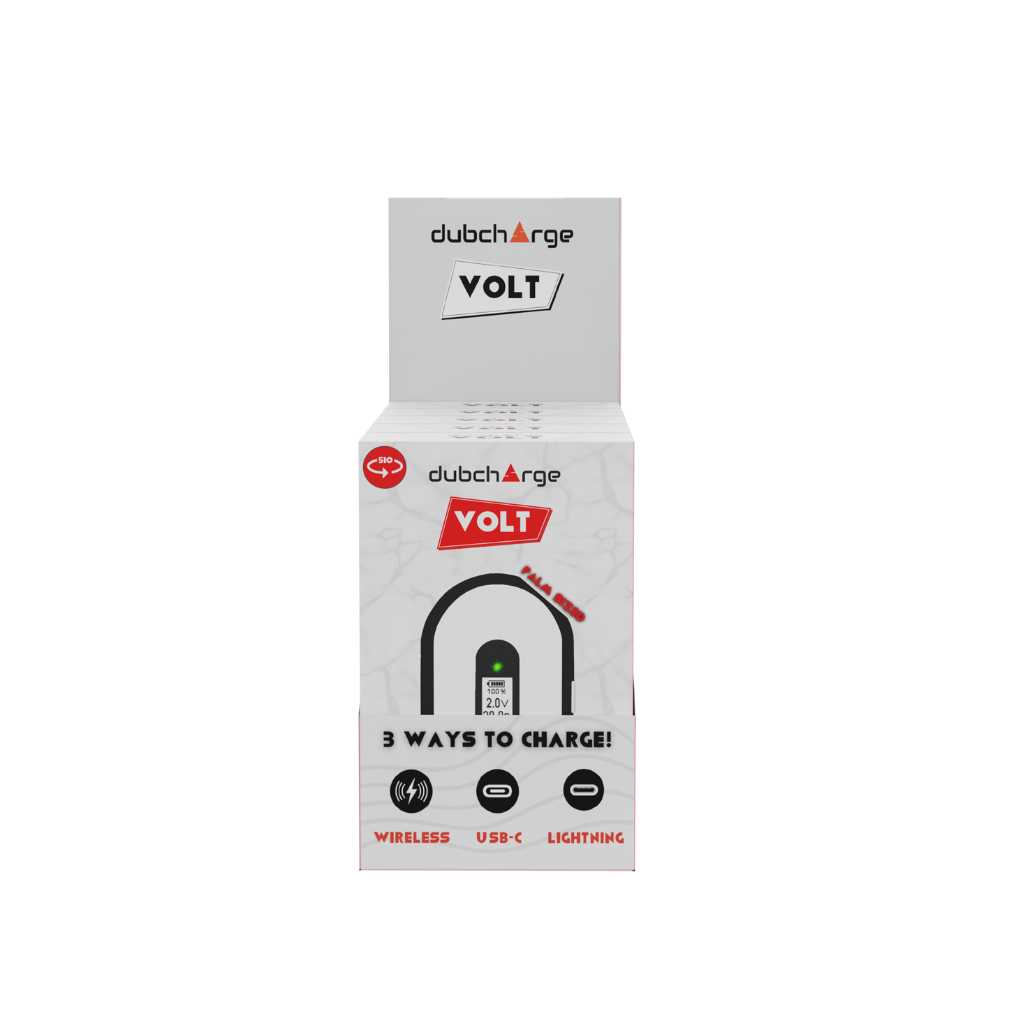 DubCharge Volt 510 Cartridge Battery (SINGLE) [DROPSHIP]