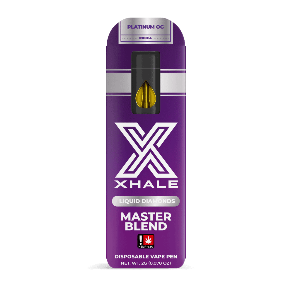 Xhale THC-A Liquid Diamonds Master Blend Disposable 2g (5/pack) [DROPSHIP]