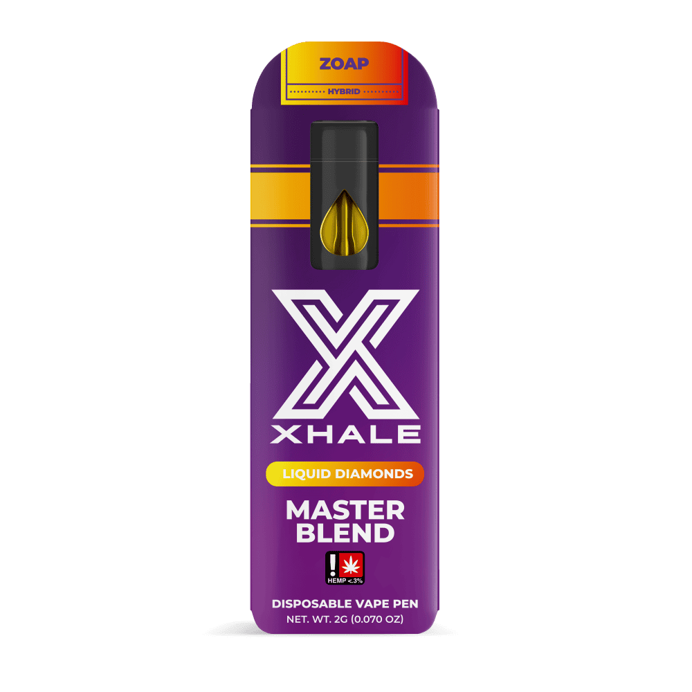 Xhale THC-A Liquid Diamonds Master Blend Disposable 2g (5/pack) [DROPSHIP]