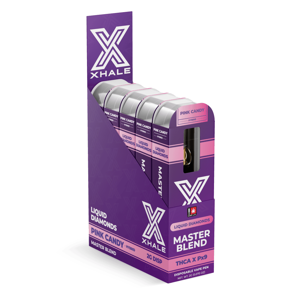 Xhale THC-A Liquid Diamonds Master Blend Disposable 2g (5/pack) [DROPSHIP]