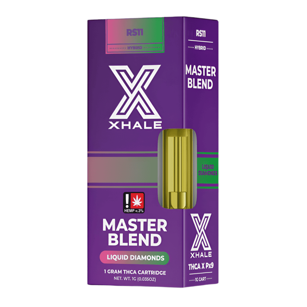 Xhale THC-A Liquid Diamonds Master Blend Cartridge 1g (5/Pack) [DROPSHIP]