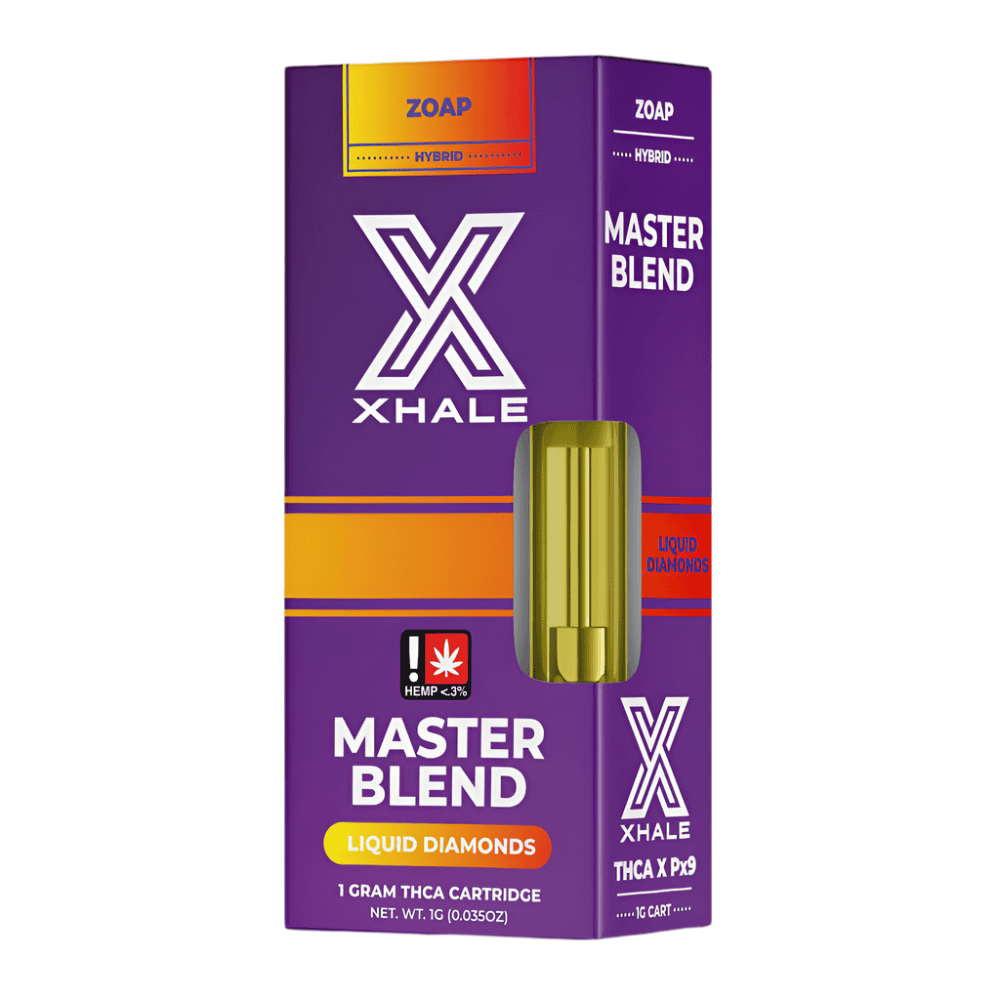 Xhale THC-A Liquid Diamonds Master Blend Cartridge 1g (5/Pack) [DROPSHIP]