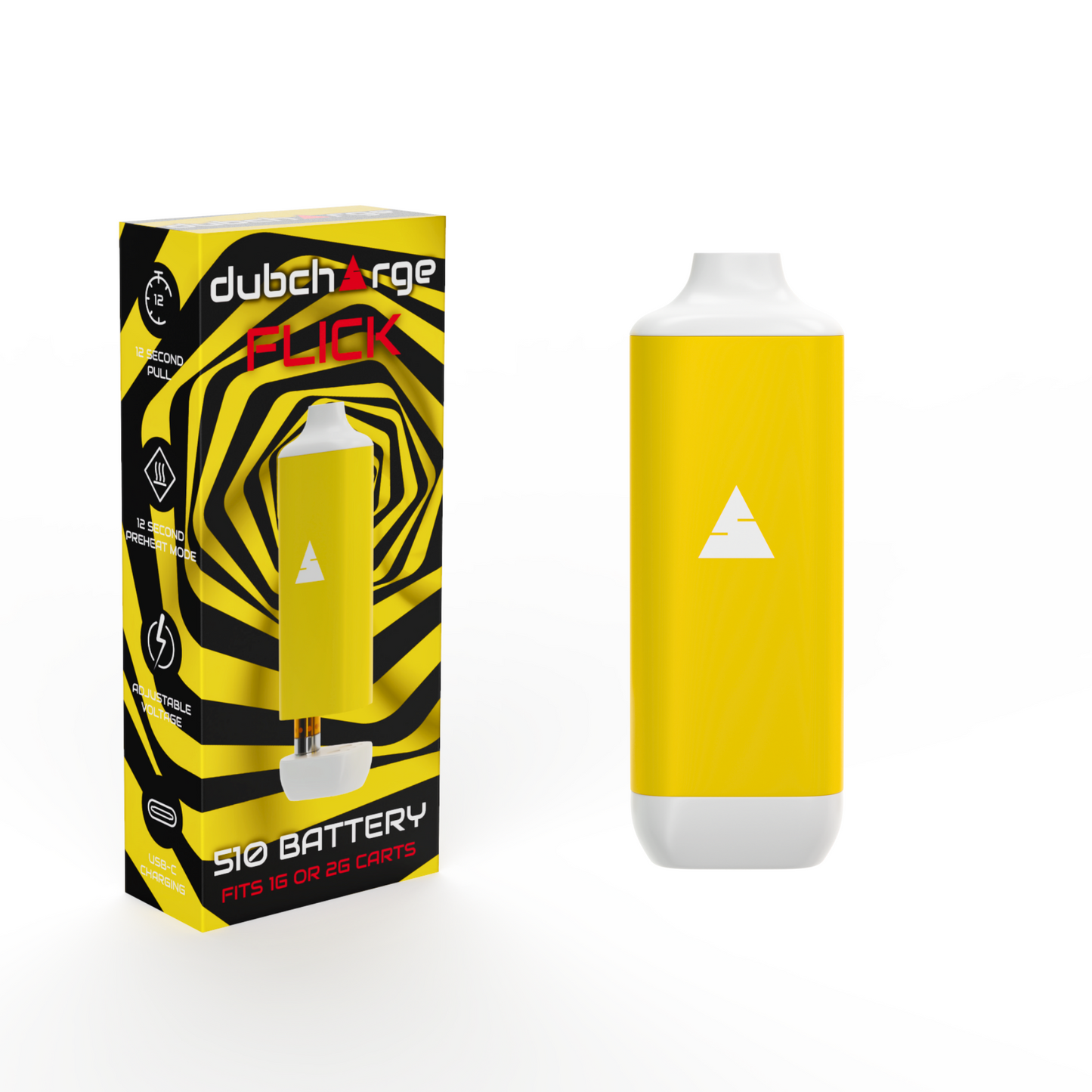 DubCharge Flick V1 Cartridge Battery (SINGLE) [DROPSHIP]