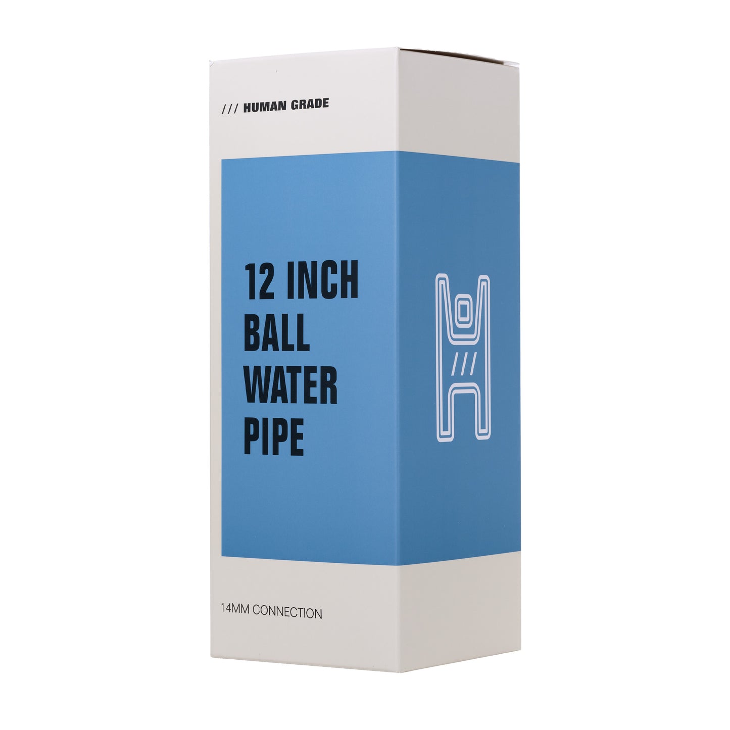 Human Grade 12" Ball Water Pipe (SINGLE)