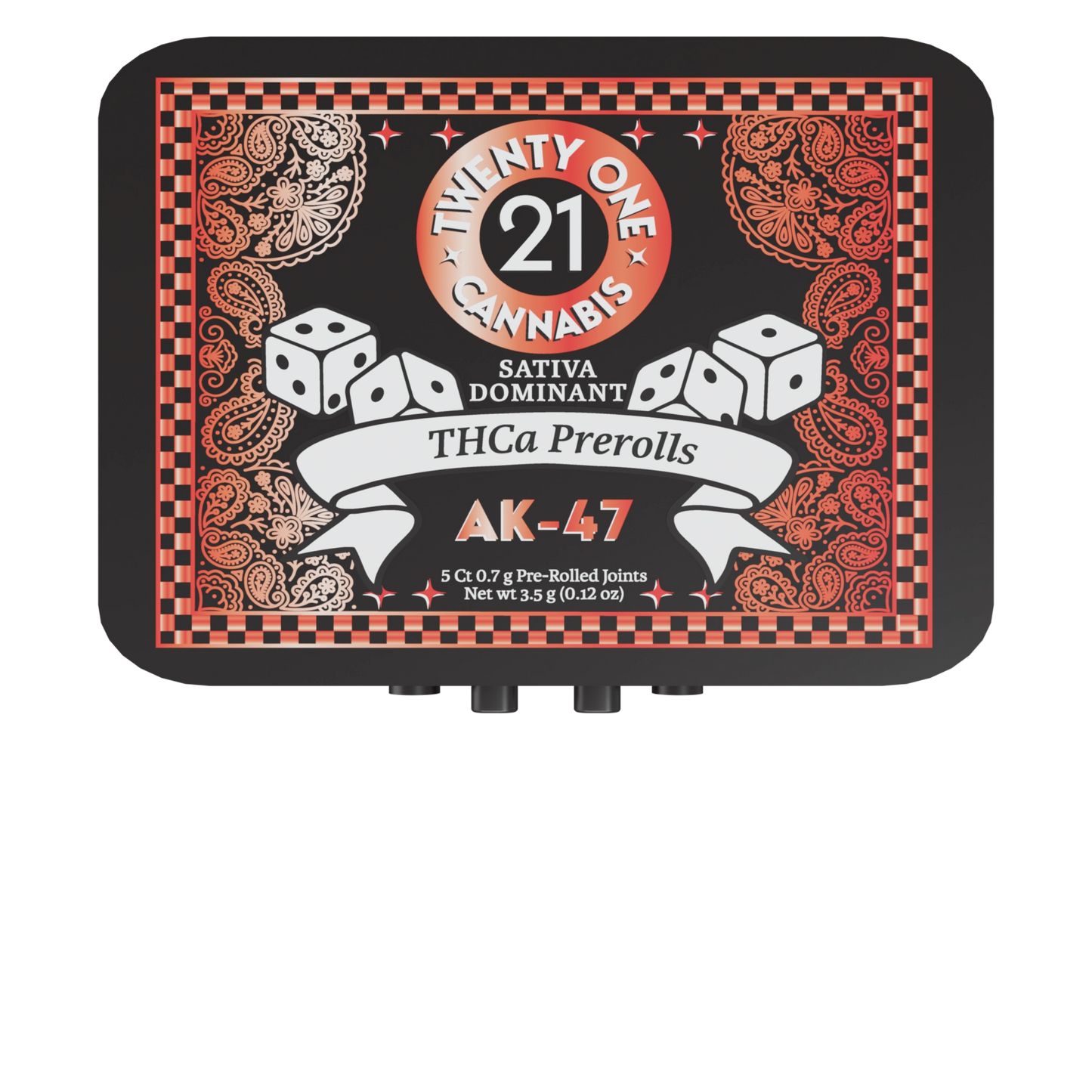 Twenty One THC-A Pre-Rolls 5ct 3.5g (6/Pack) [DROPSHIP]