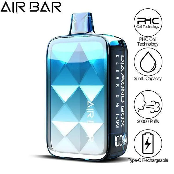 Air Bar Diamond Box 20k Disposable 25mL (10/pack)