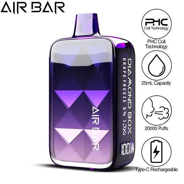 Air Bar Diamond Box 20k Disposable 25mL (10/pack)