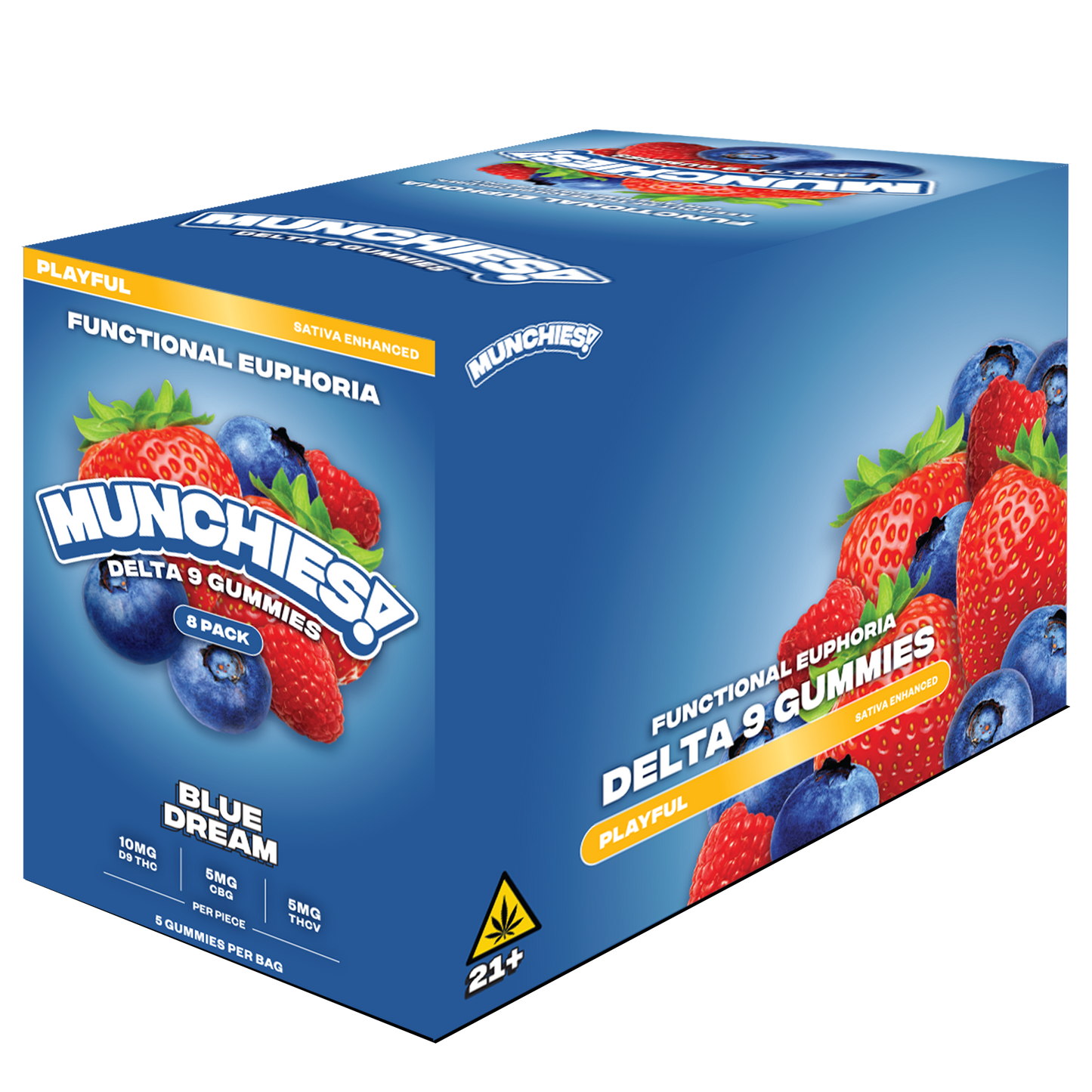 Munchies Gummy Euphoria D9 5ct (8/pack) [DROPSHIP]