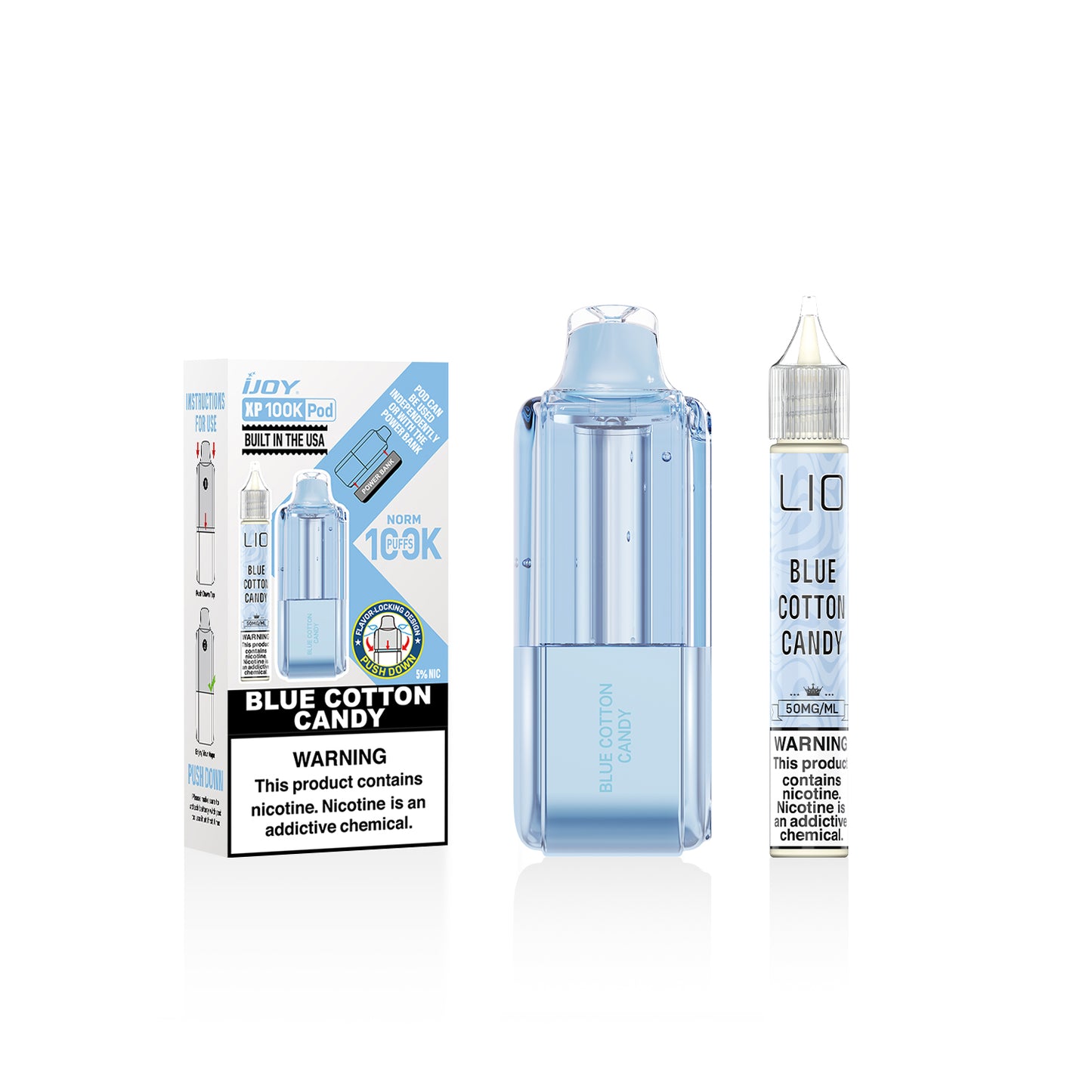iJoy XP100K Disposable Pod 18mL + 15mL Bottle (5/pack) [TX Compliant]
