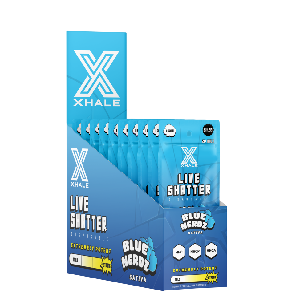 Xhale Live Shatter Disposable 1g (10/Pack) [DROPSHIP]