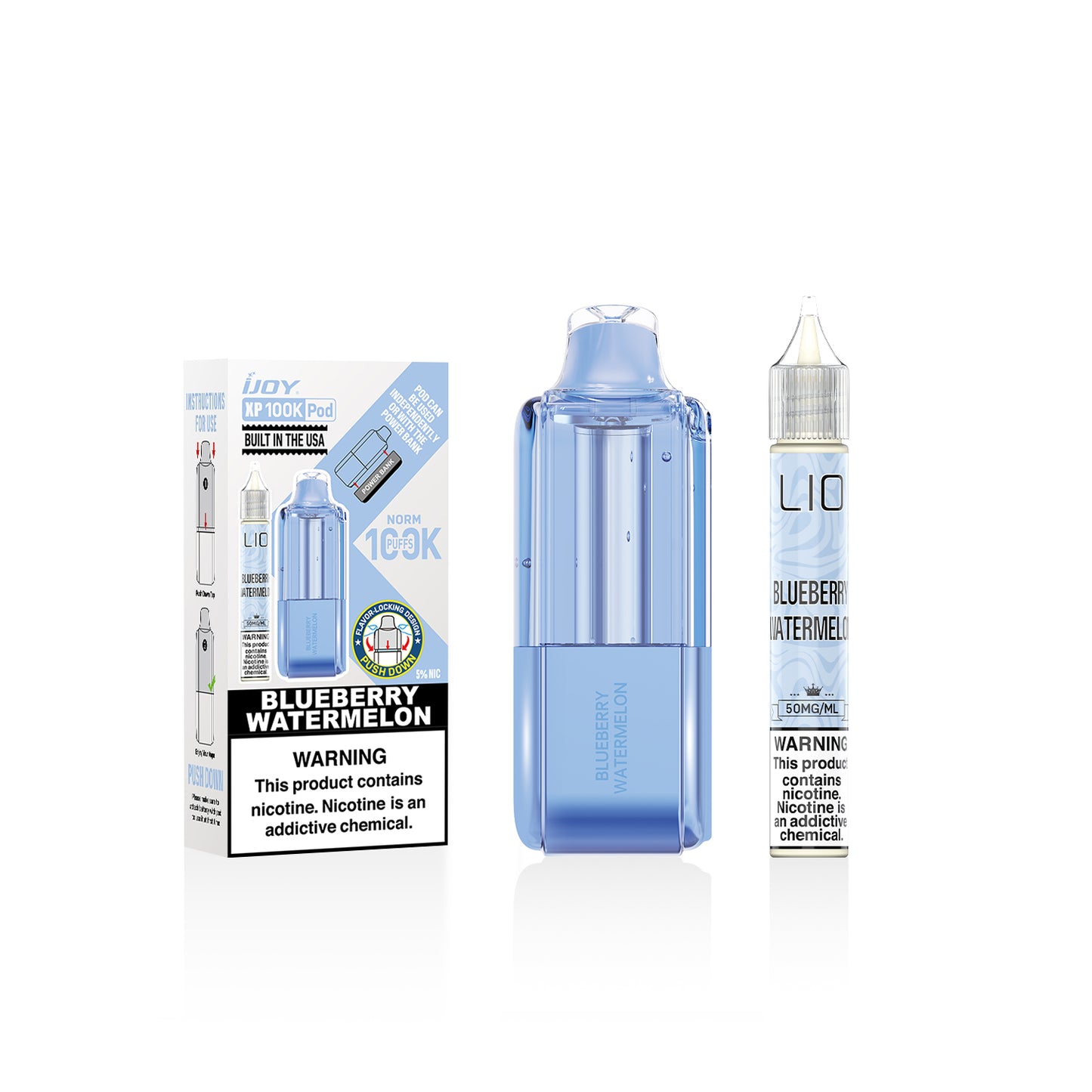iJoy XP100K Disposable Pod 18mL + 15mL Bottle (5/pack) [TX Compliant]