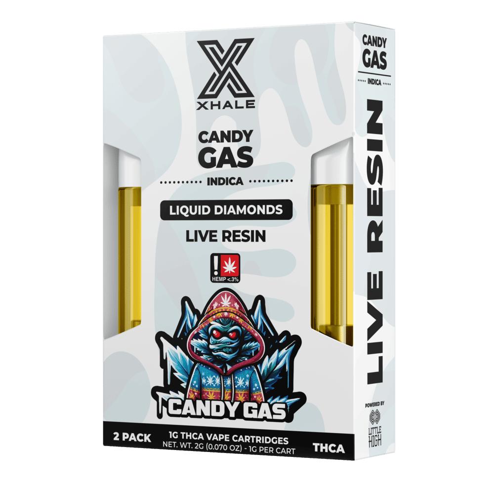 Xhale THC-A Live Resin Cartridge 1g 2ct (5/Pack) [DROPSHIP]