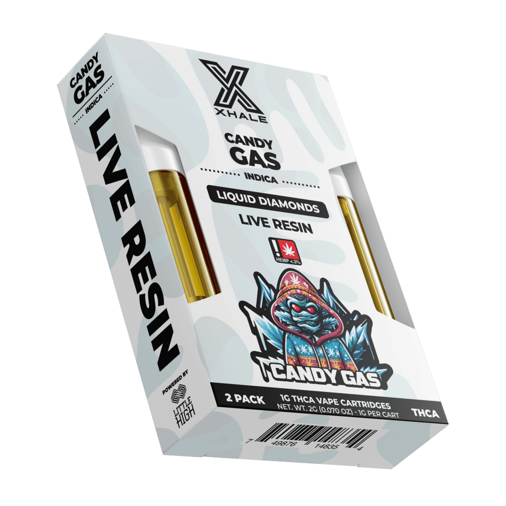 Xhale THC-A Live Resin Cartridge 1g 2ct (5/Pack) [DROPSHIP]