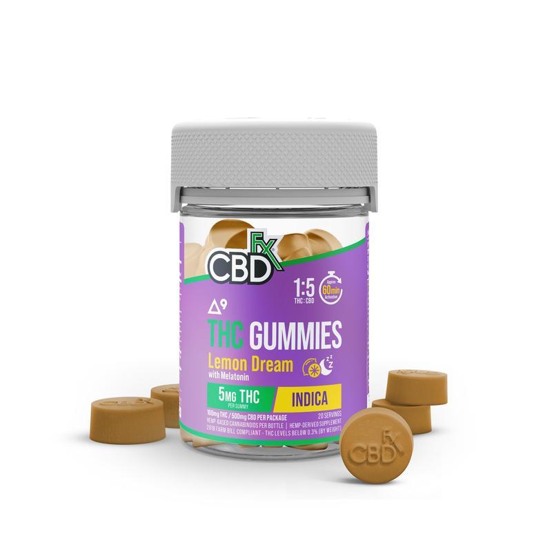 CBDfx Gummies Lemon Dream Melatonin CBD/THC (6/pack) [DROPSHIP]