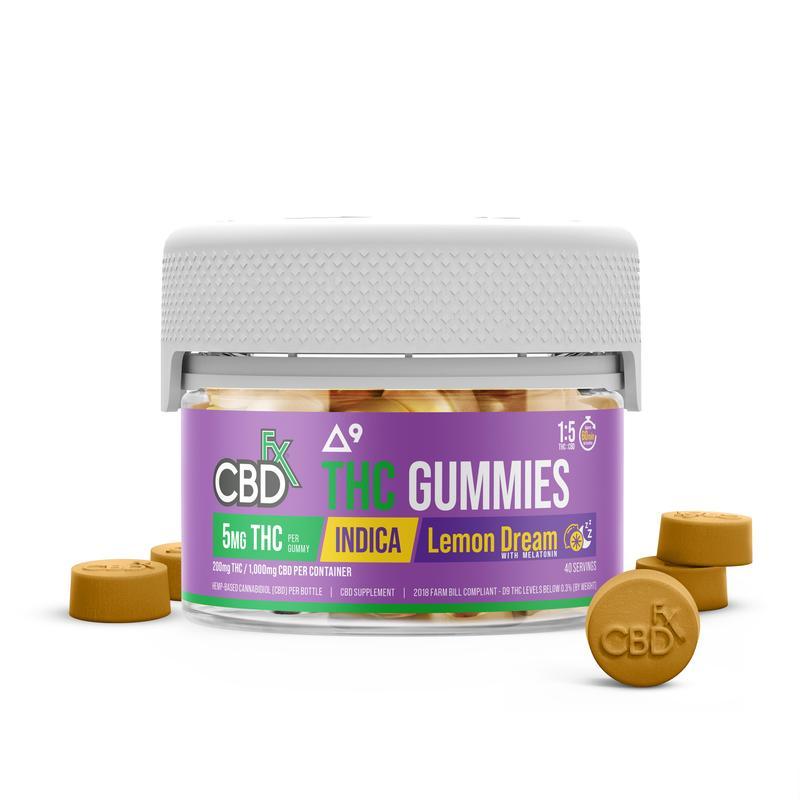 CBDfx Gummies Lemon Dream Melatonin CBD/THC (6/pack) [DROPSHIP]