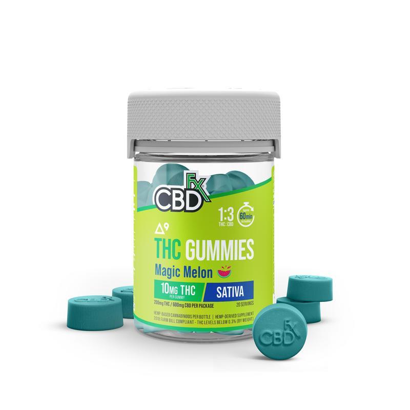 CBDfx Gummies Magic Melon Sativa CBD/THC (6/pack) [DROPSHIP]
