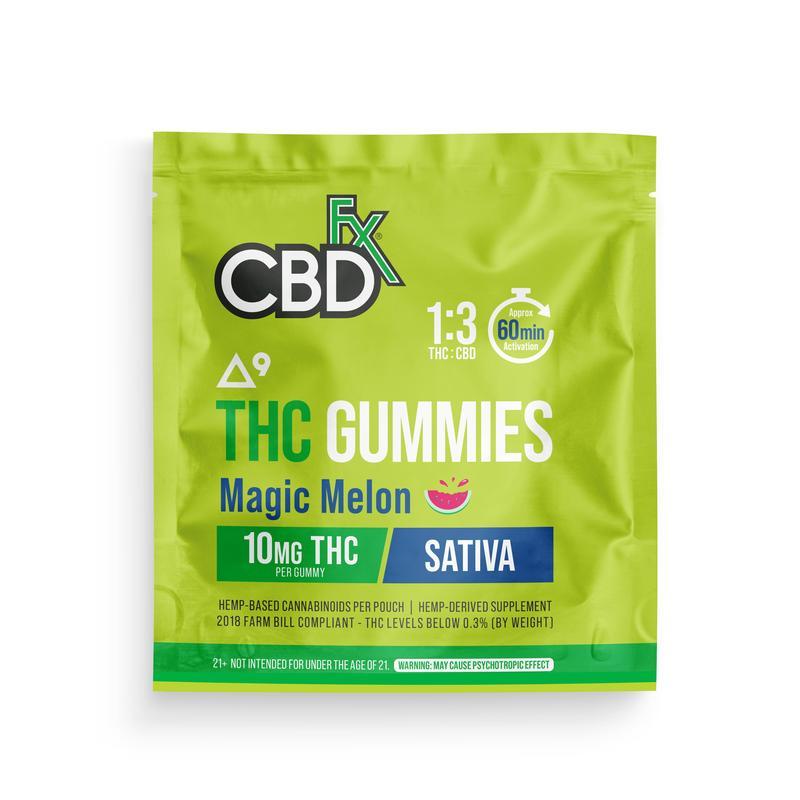 CBDfx Gummies Magic Melon Sativa CBD/THC (6/pack) [DROPSHIP]