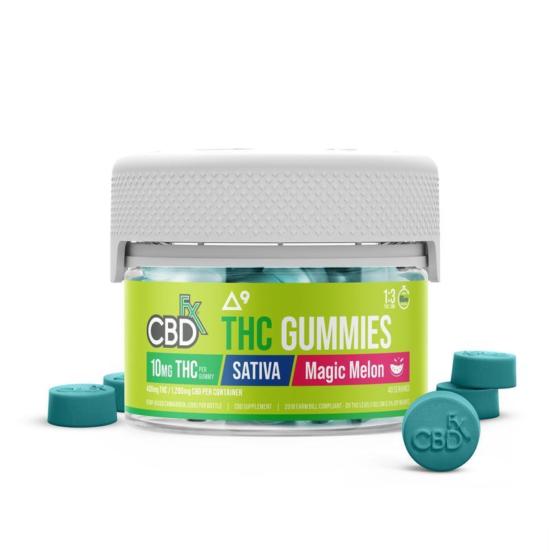 CBDfx Gummies Magic Melon Sativa CBD/THC (6/pack) [DROPSHIP]