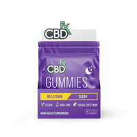 CBDfx Gummies Melatonin 60ct Bottle (4/pack) [DROPSHIP]