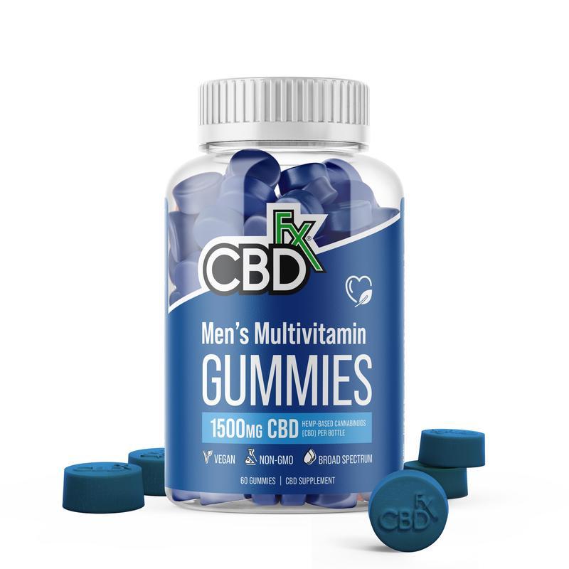 CBDfx Gummies Multi Vitamin 60ct Bottle 1500mg (4/pack) [DROPSHIP]