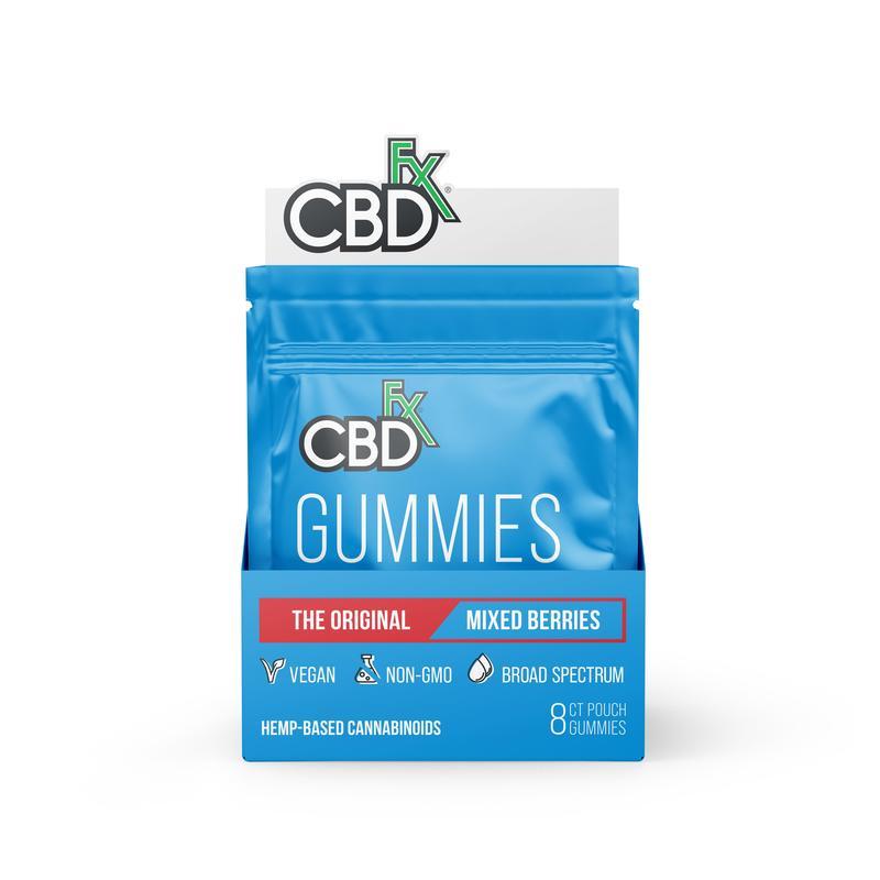 CBDfx Gummies Mixed Berry 60ct Bottle (4/pack) [DROPSHIP]