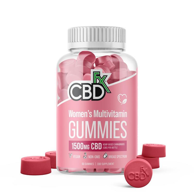 CBDfx Gummies Multi Vitamin 60ct Bottle 1500mg (4/pack) [DROPSHIP]