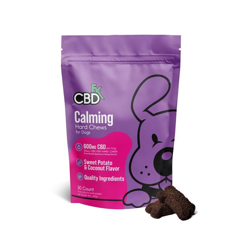 CBDfx Pet Treats Hard Chew 600mg 30ct (12/pack) [DROPSHIP]