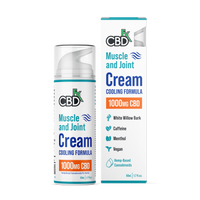 CBDfx Cream Muscle & Joint Cooling 50mL (6/pack) [DROPSHIP]