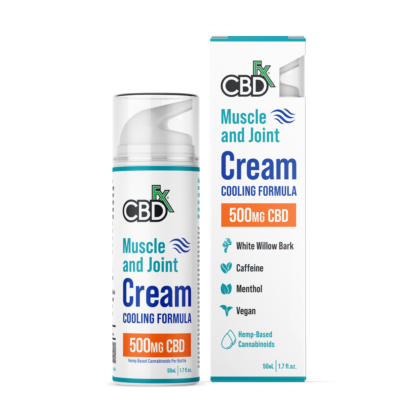 CBDfx Cream Muscle & Joint Cooling 50mL (6/pack) [DROPSHIP]