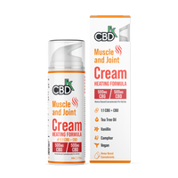 CBDfx Cream Muscle & Joint Heating 1:1 CBD/CBG 50mL (6/pack) [DROPSHIP]
