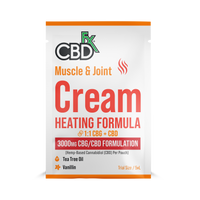CBDfx Cream Muscle & Joint Heating 1:1 CBD/CBG 50mL (6/pack) [DROPSHIP]