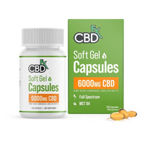 CBDfx Capsules Soft Gel Wellness (6/pack) [DROPSHIP]