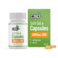 CBDfx Capsules Soft Gel Wellness (6/pack) [DROPSHIP]