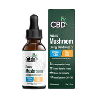 CBDfx Tinctures Focus Mushroom CBG Energy Blend (8/pack) [DROPSHIP]