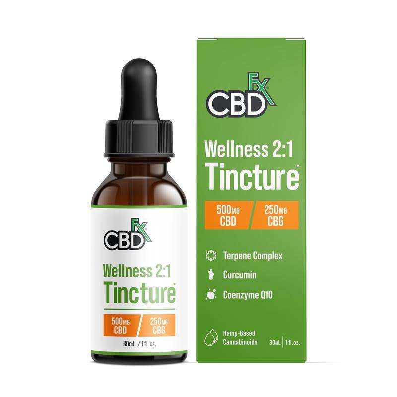 CBDfx Tinctures Wellness (8/pack) [DROPSHIP]
